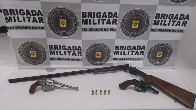 Brigada Militar prende homem por posse de arma de fogo e crime ambiental em Nova Prata