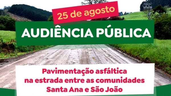 Prefeitura de Serafina Corrêa promove audiência pública sobre asfaltamento