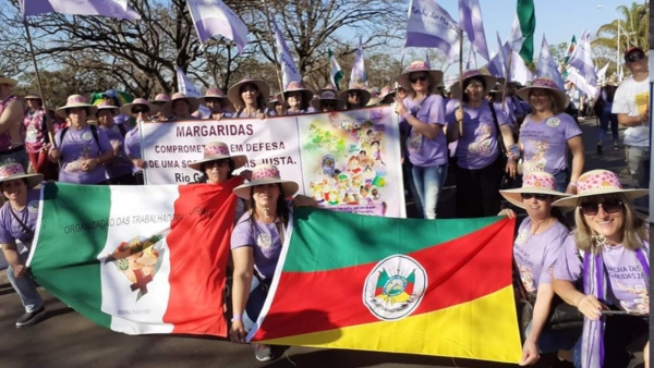 Sindicato dos Trabalhadores Rurais de Serafina Corrêa está presente na Marcha das Margaridas